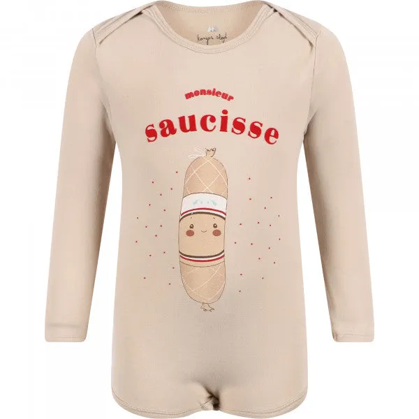 Konges Slojd - Monsieur Saucisse Organic Bodysuit