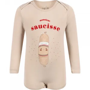 Konges Slojd - Monsieur Saucisse Organic Bodysuit