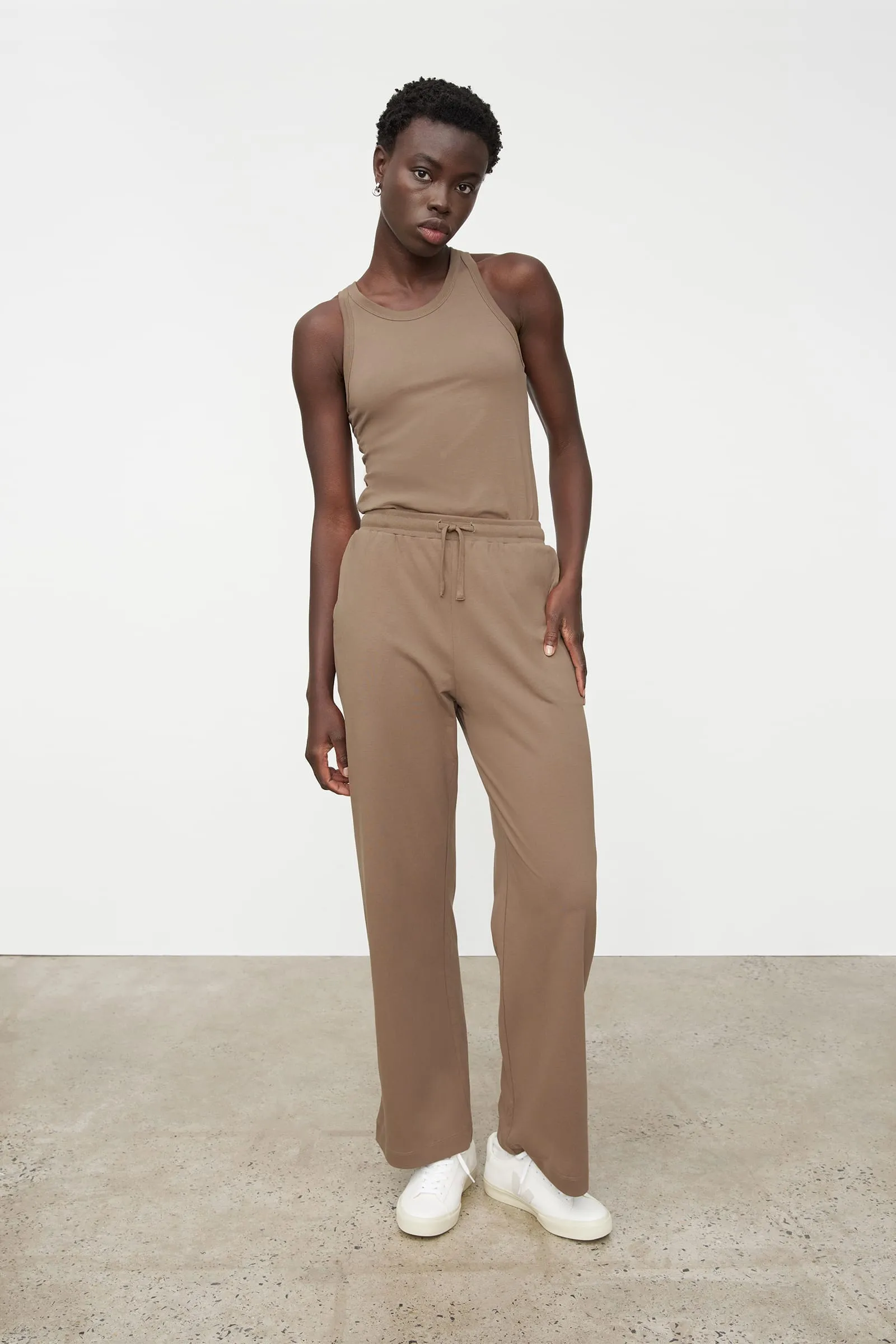 Kowtow Drawcord Pants - Taupe