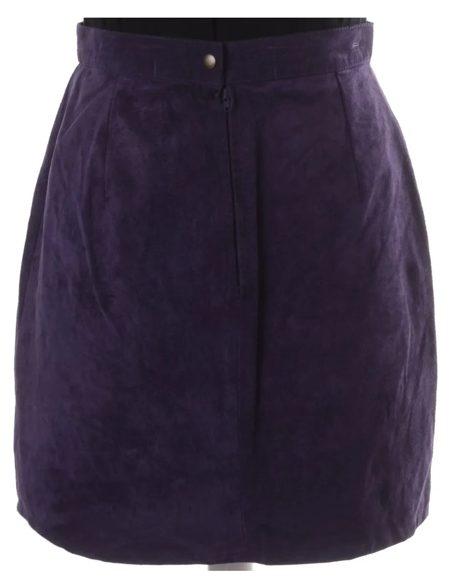 Label Robyn Suede Skirt