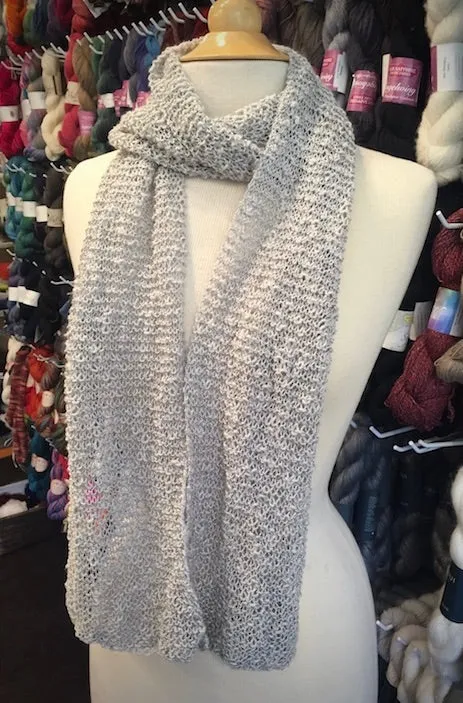 Lacy Scarf Knitting Kit | Katia Polynesia & Knitting Pattern (#131)