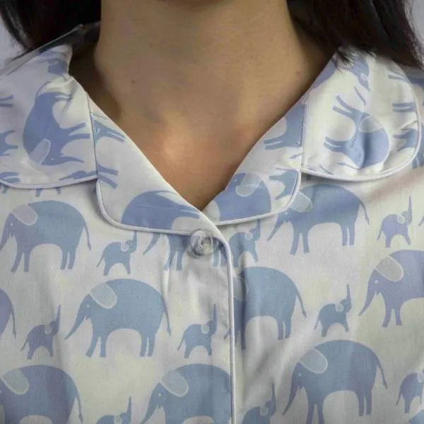 Ladies  Pyjamas Pants in Simple luxury Elephants