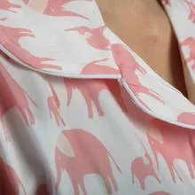 Ladies  Pyjamas Pants in Simple luxury Elephants