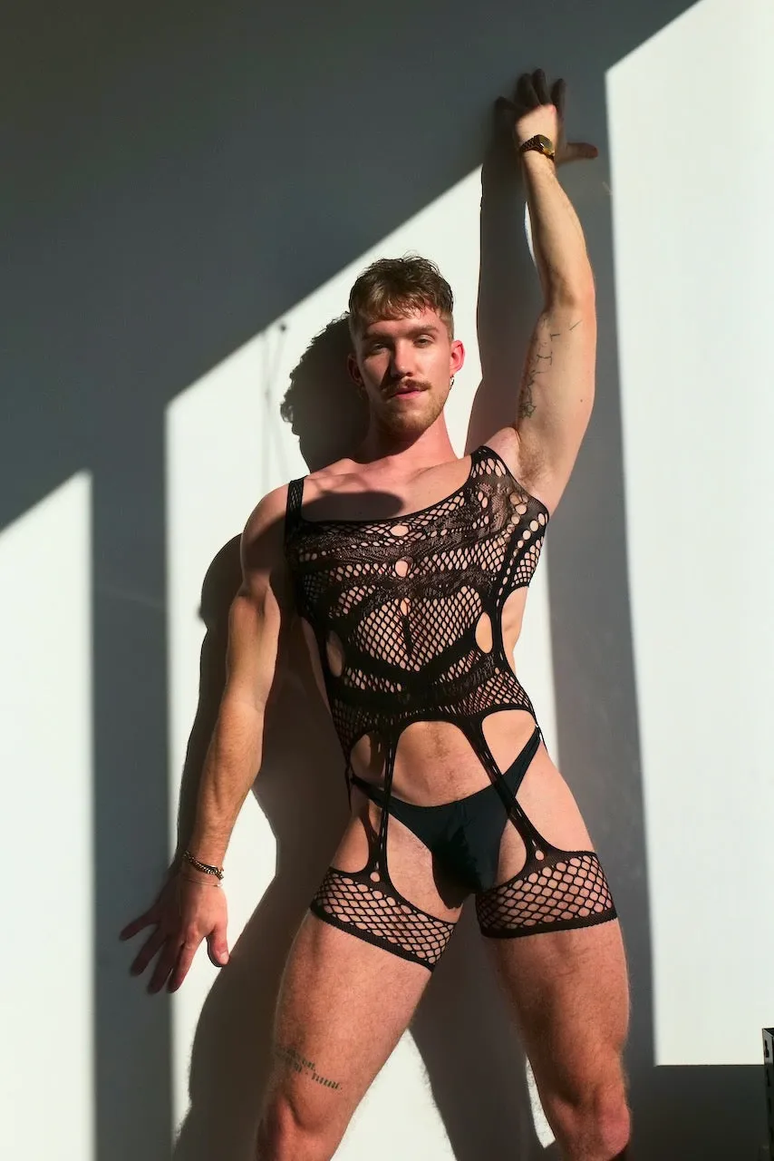LEAK NYC NEO BODYSUIT BLACK