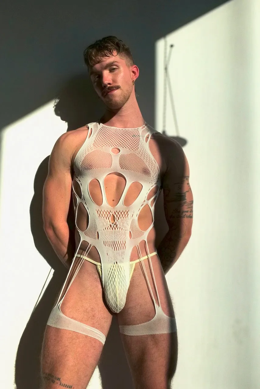 LEAK NYC TRINITY BODYSUIT IVORY