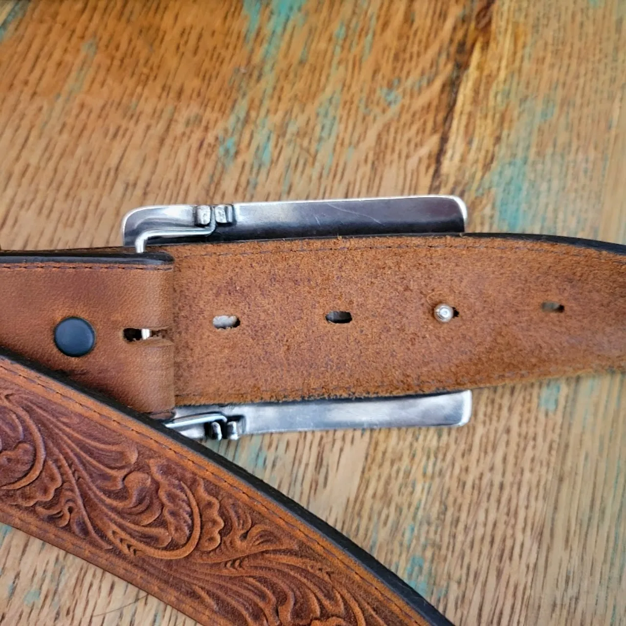 Leather Belt, the “Navajo Spirit” A Belt by Tony Lama   C50189
