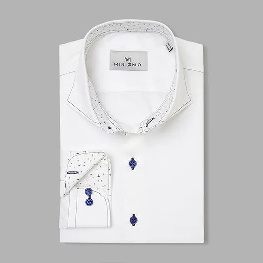 Madison White Cotton Shirt