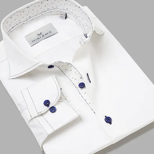 Madison White Cotton Shirt