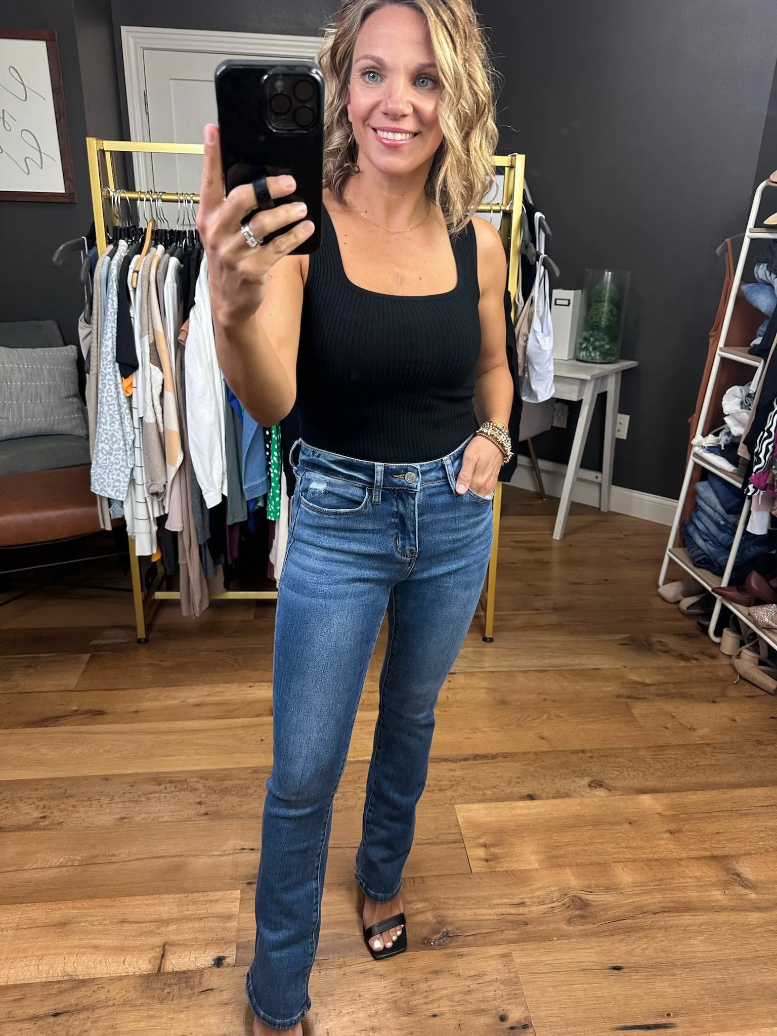 Make the Call Knit Bodysuit - Black