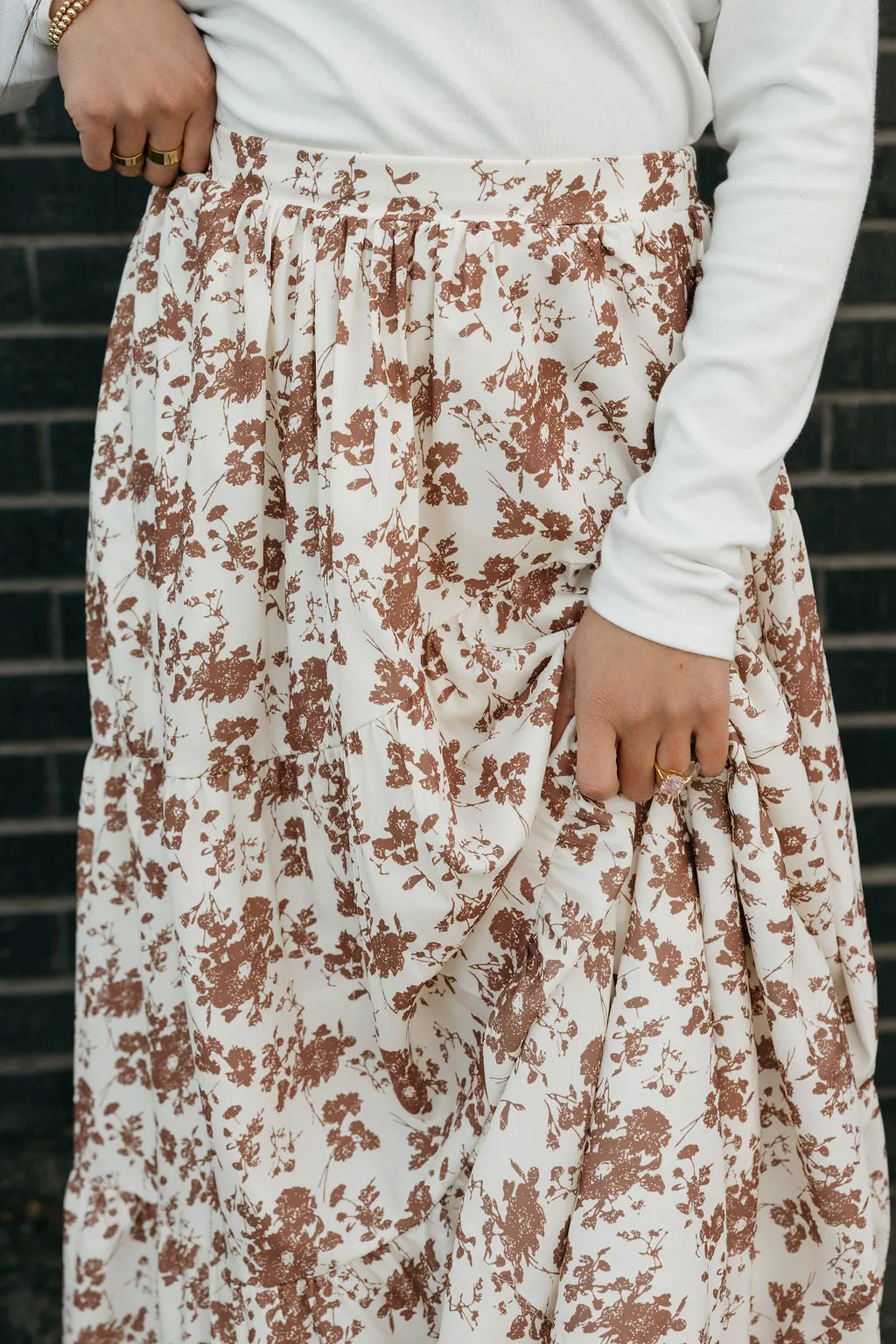Makenzie Skirt-Cream Multi