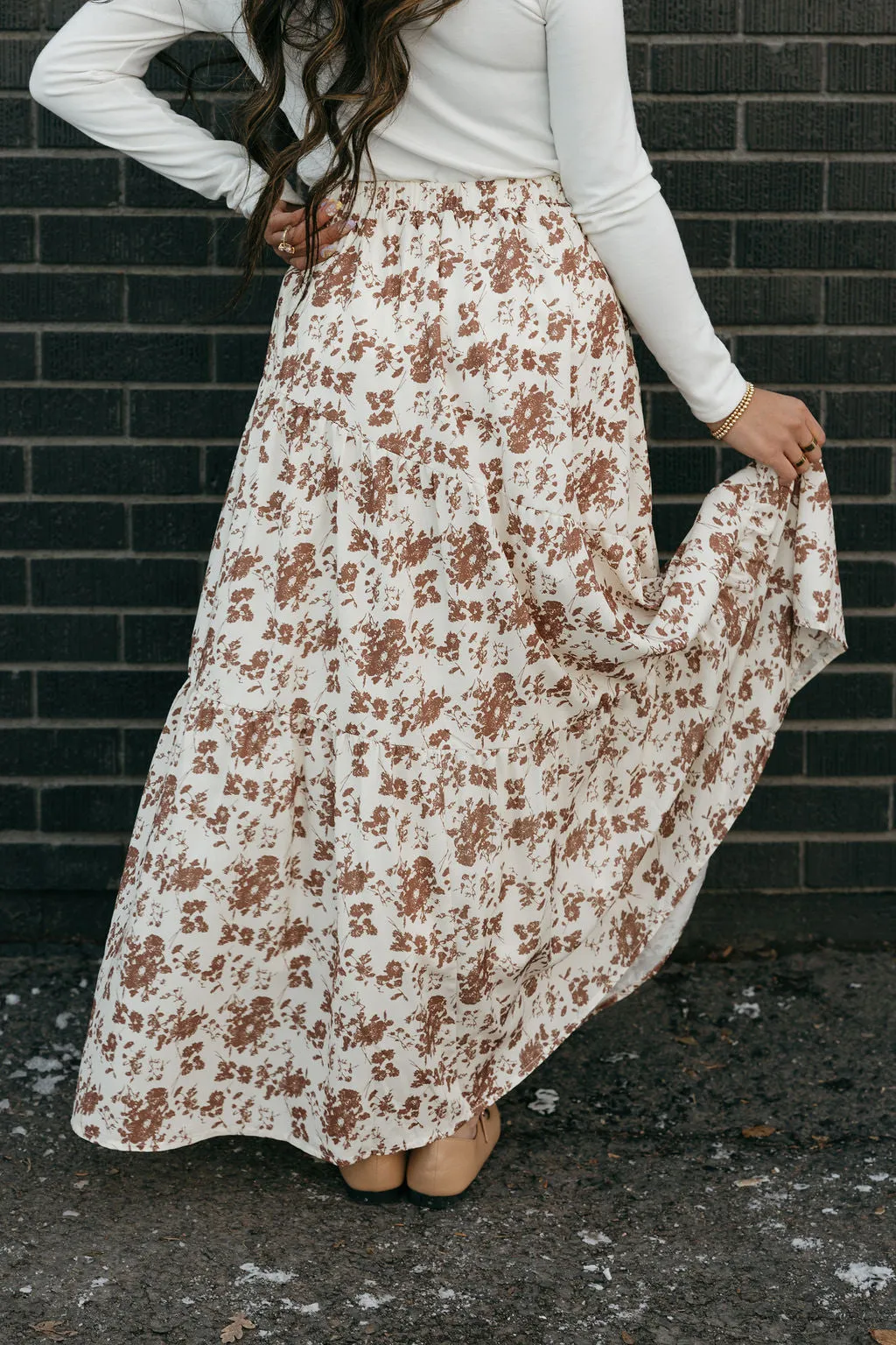 Makenzie Skirt-Cream Multi