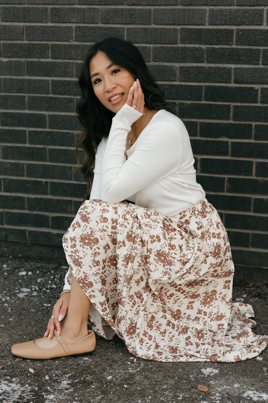Makenzie Skirt-Cream Multi