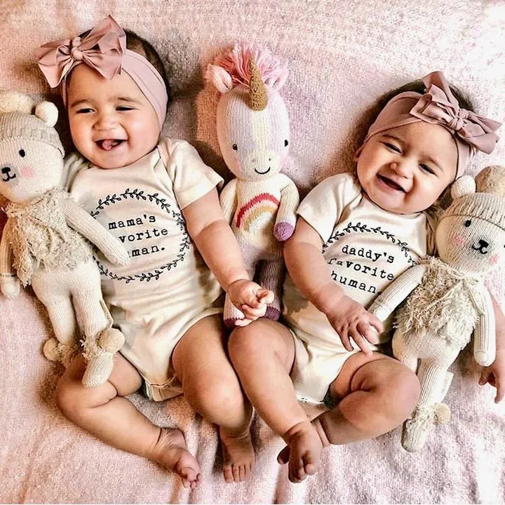 Mama's Favorite Human - Organic Bodysuit - Short Sleeve