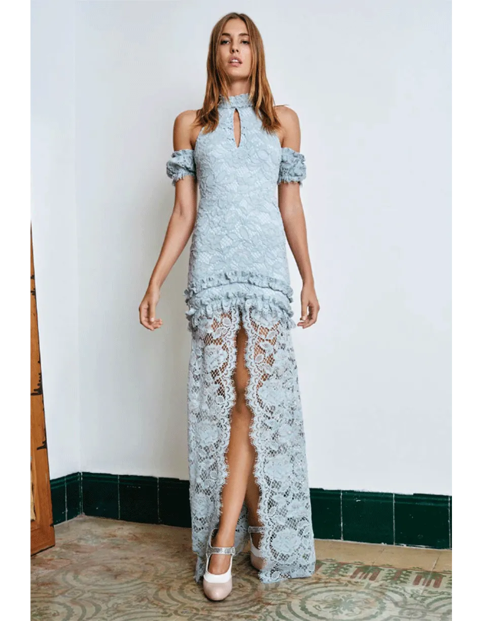 May Long Lace Dress