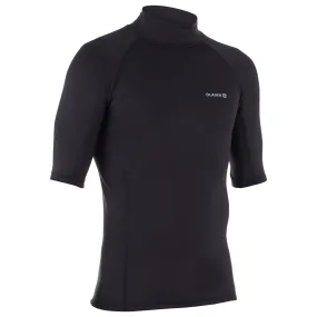 Men's UV shirt UV protection 50  900 with fleece black OLAIAN, black
