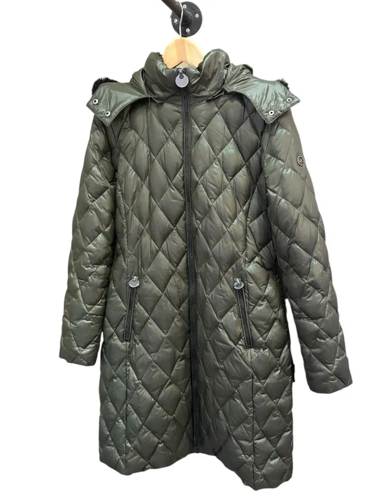 Michael Kors Belted Down Puffer - Size Large