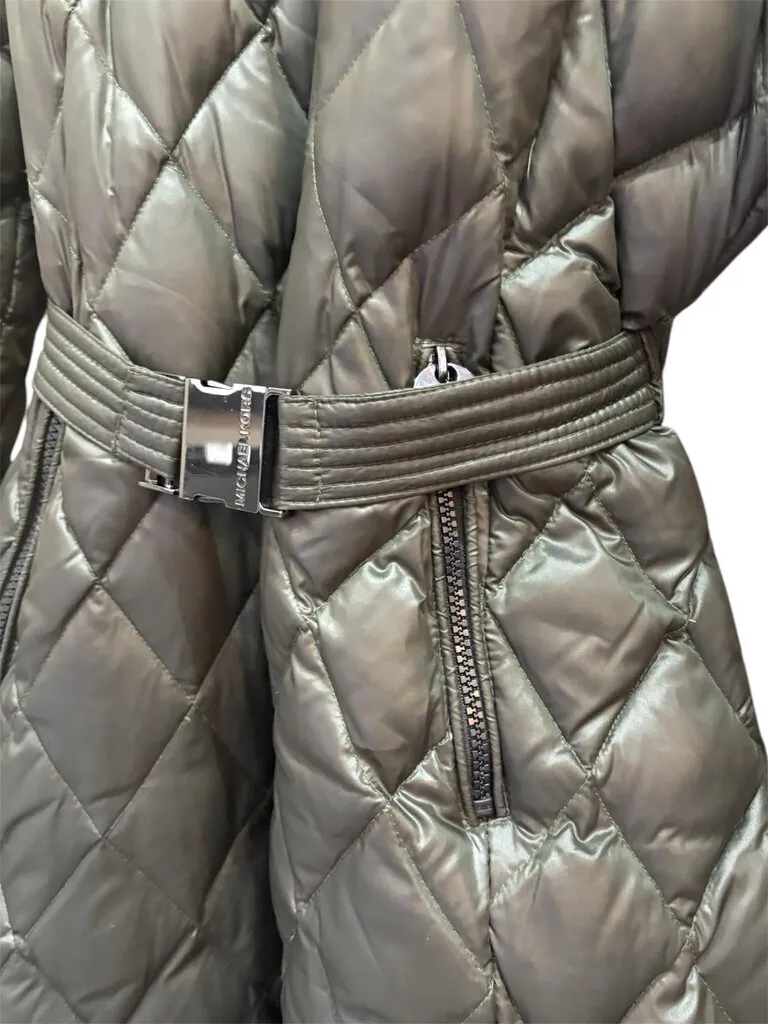 Michael Kors Belted Down Puffer - Size Large