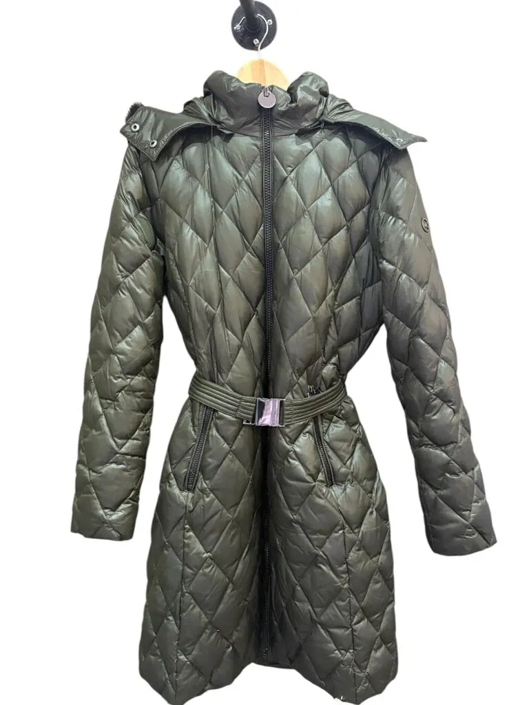Michael Kors Belted Down Puffer - Size Large