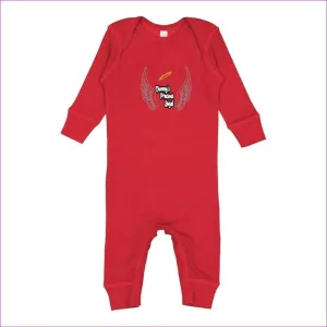 Mommy's Precious Angel Infant Long Legged Baby Rib Organic Bodysuit