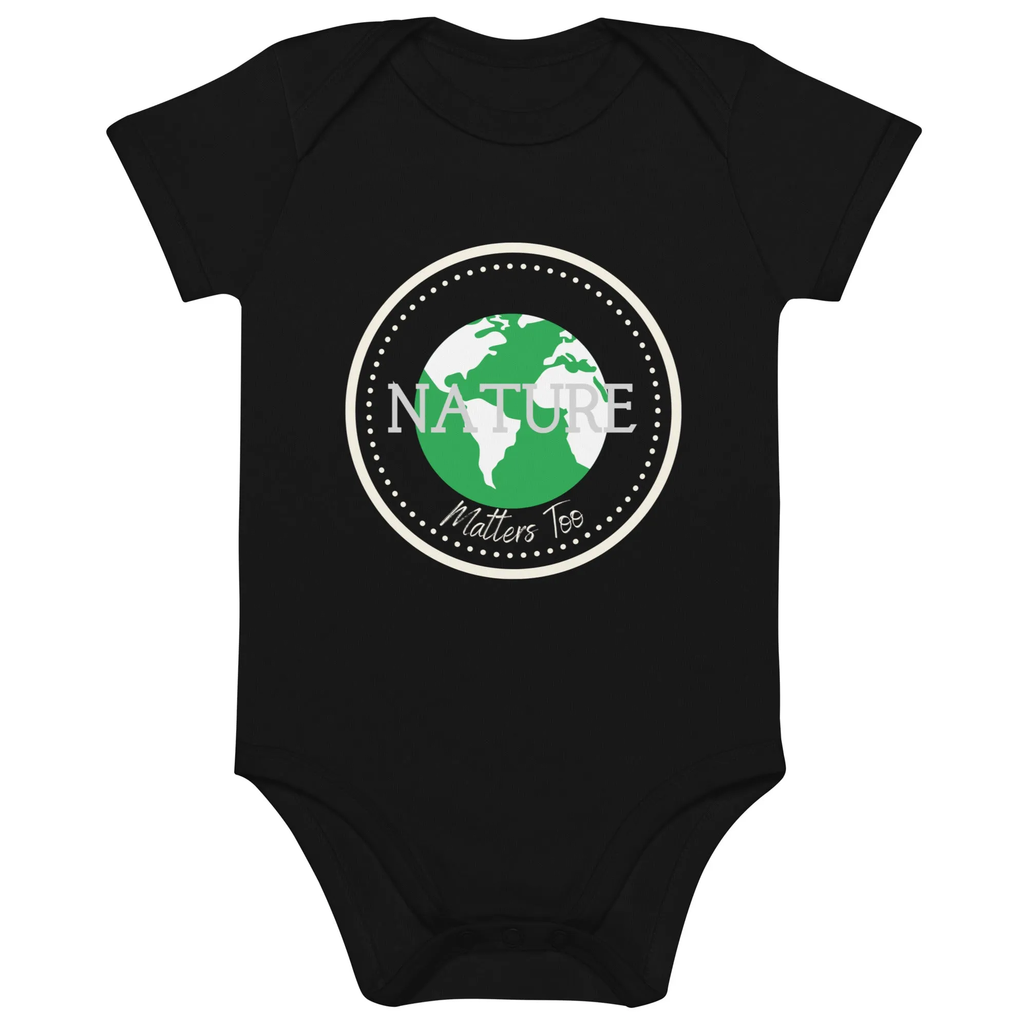 Nature matters too, Organic cotton newborn bodysuit