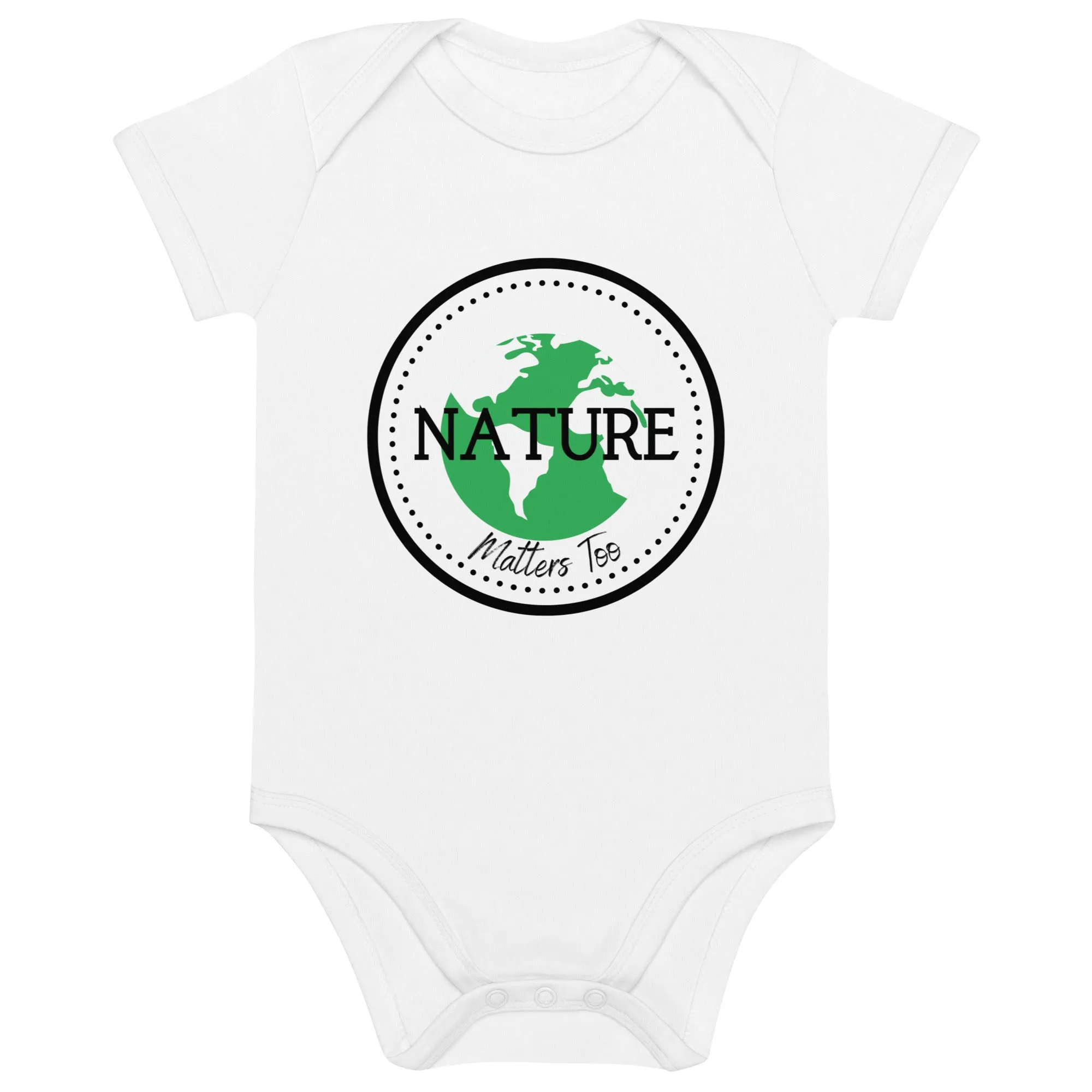 Nature matters too, Organic cotton newborn bodysuit