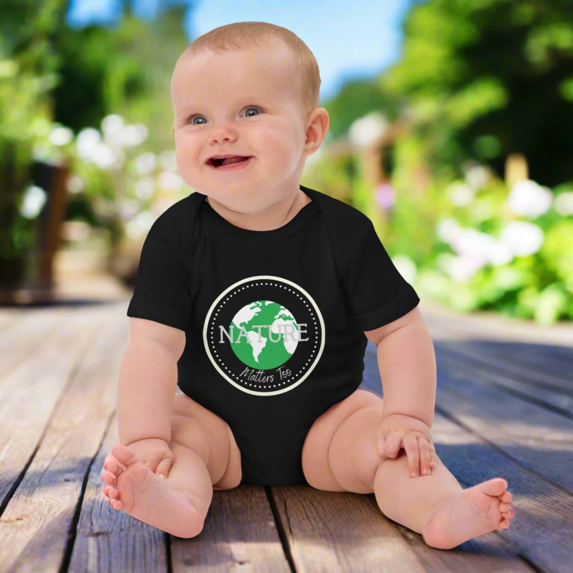 Nature matters too, Organic cotton newborn bodysuit