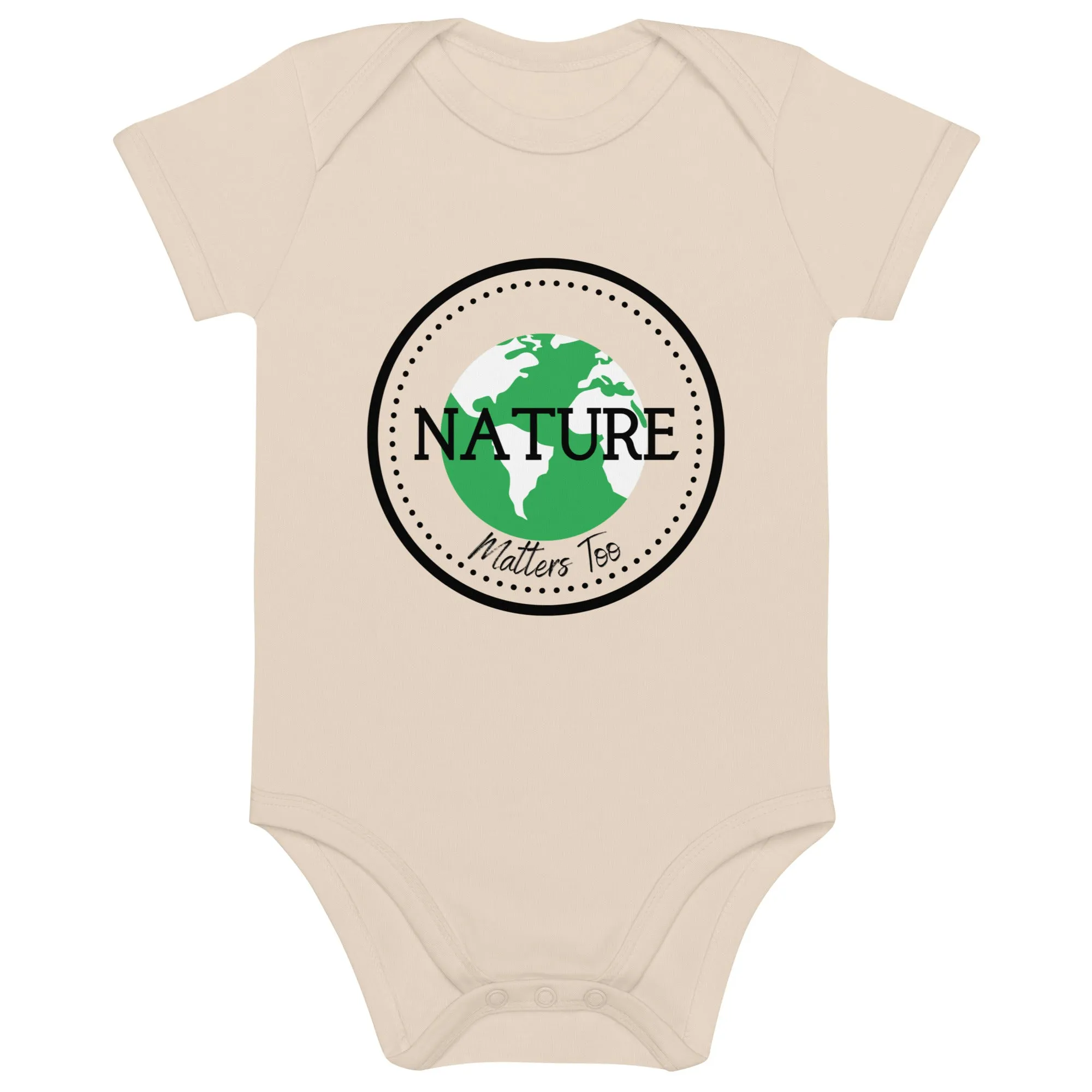 Nature matters too, Organic cotton newborn bodysuit