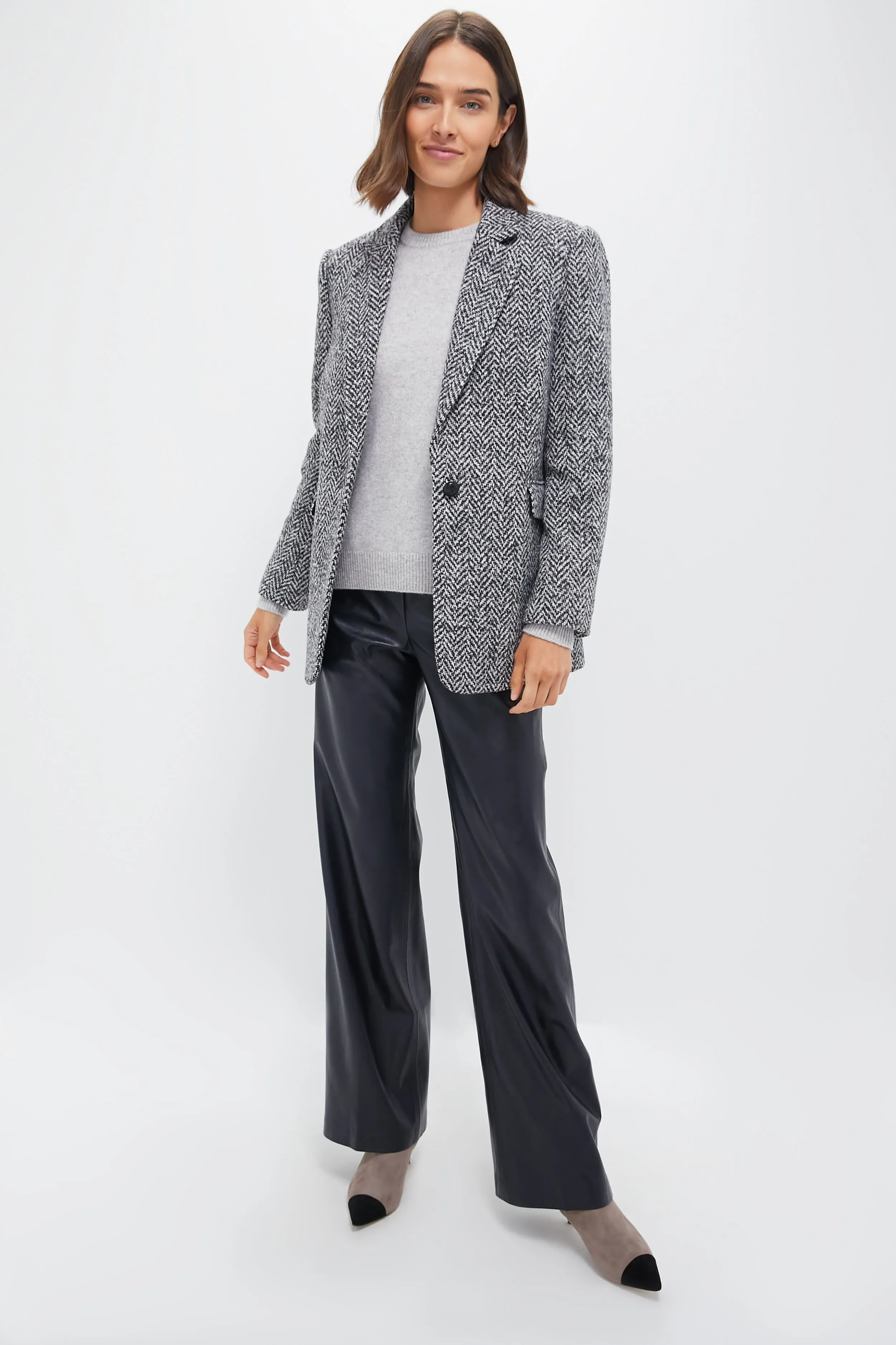 Night Sky Vegan Leather Soto Pant