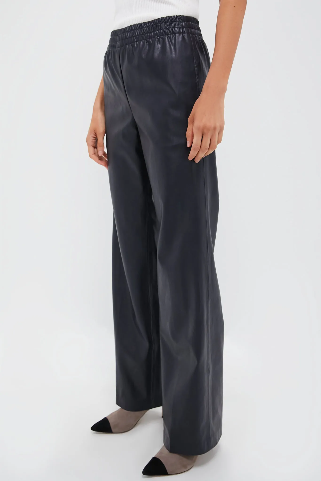Night Sky Vegan Leather Soto Pant