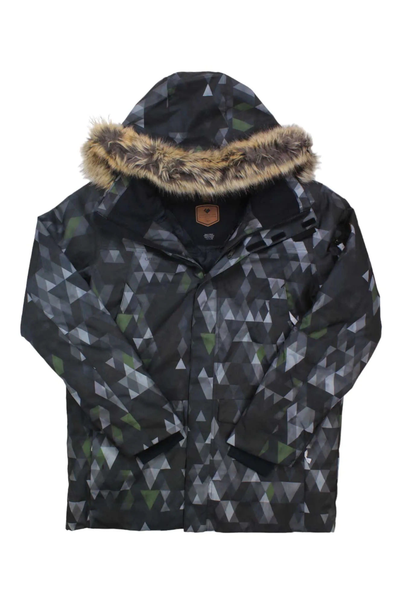 Obermeyer Men's Ridgeline Jacket with Faux Fur