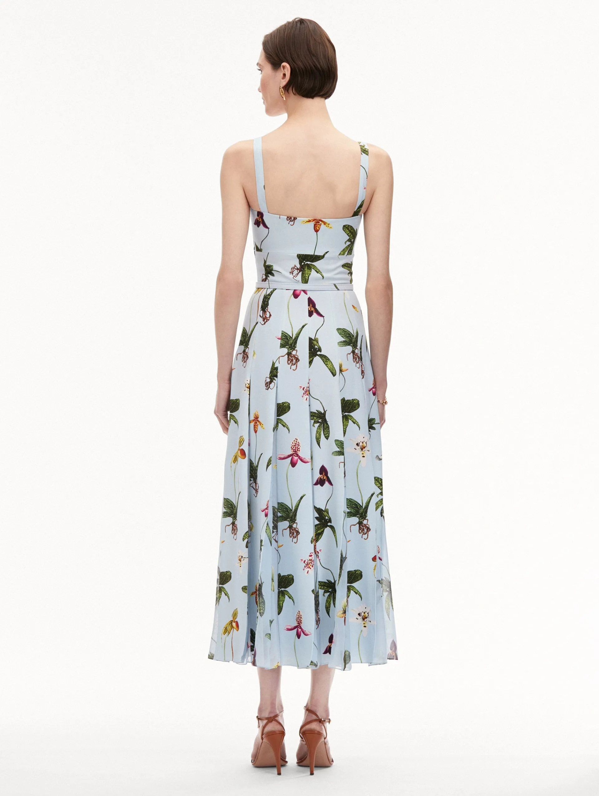 Orchid Cady Inset Maxi Dress