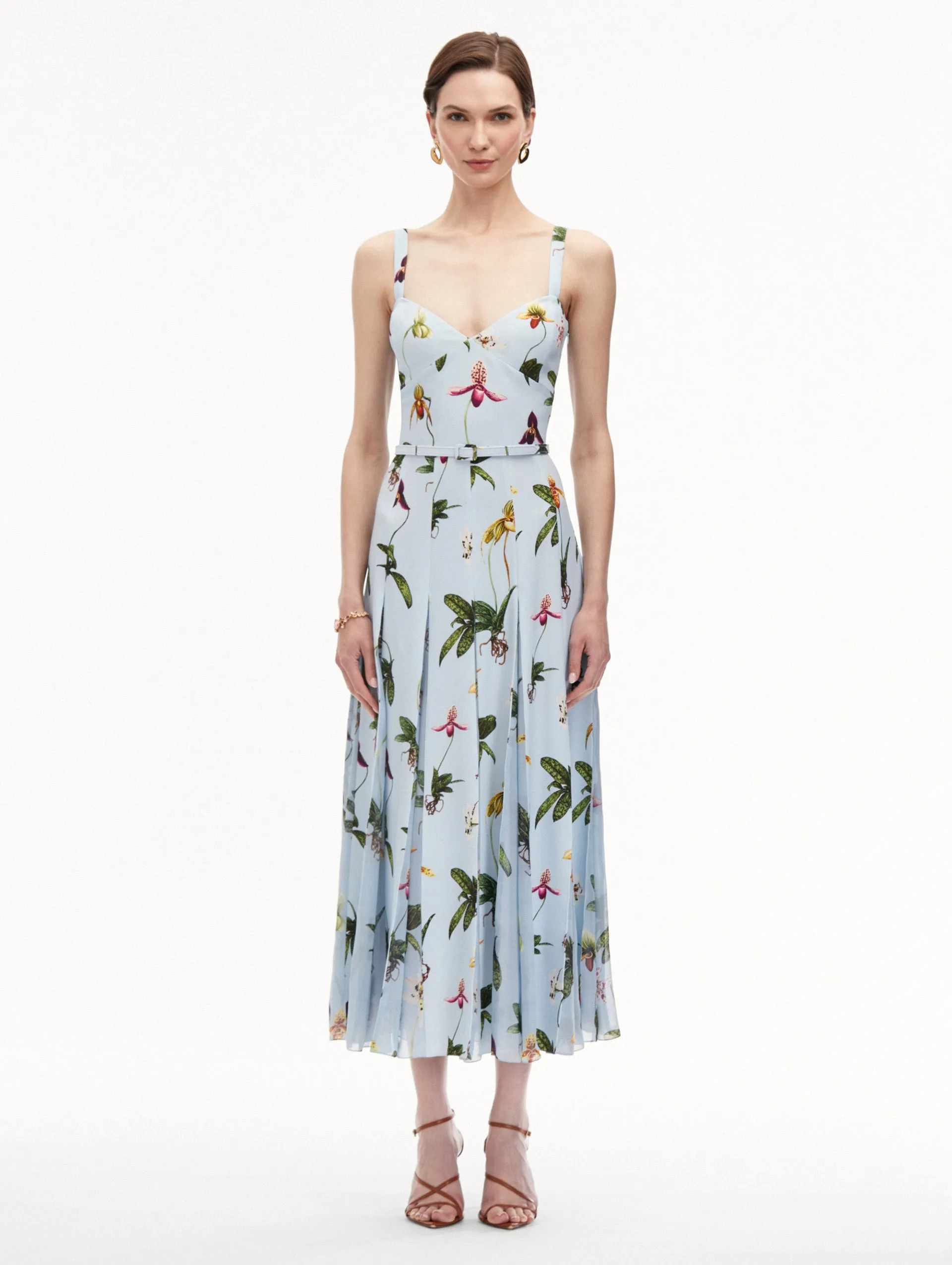 Orchid Cady Inset Maxi Dress