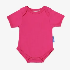 Organic Basic Baby Bodysuit - Long-Sleeved - Pink