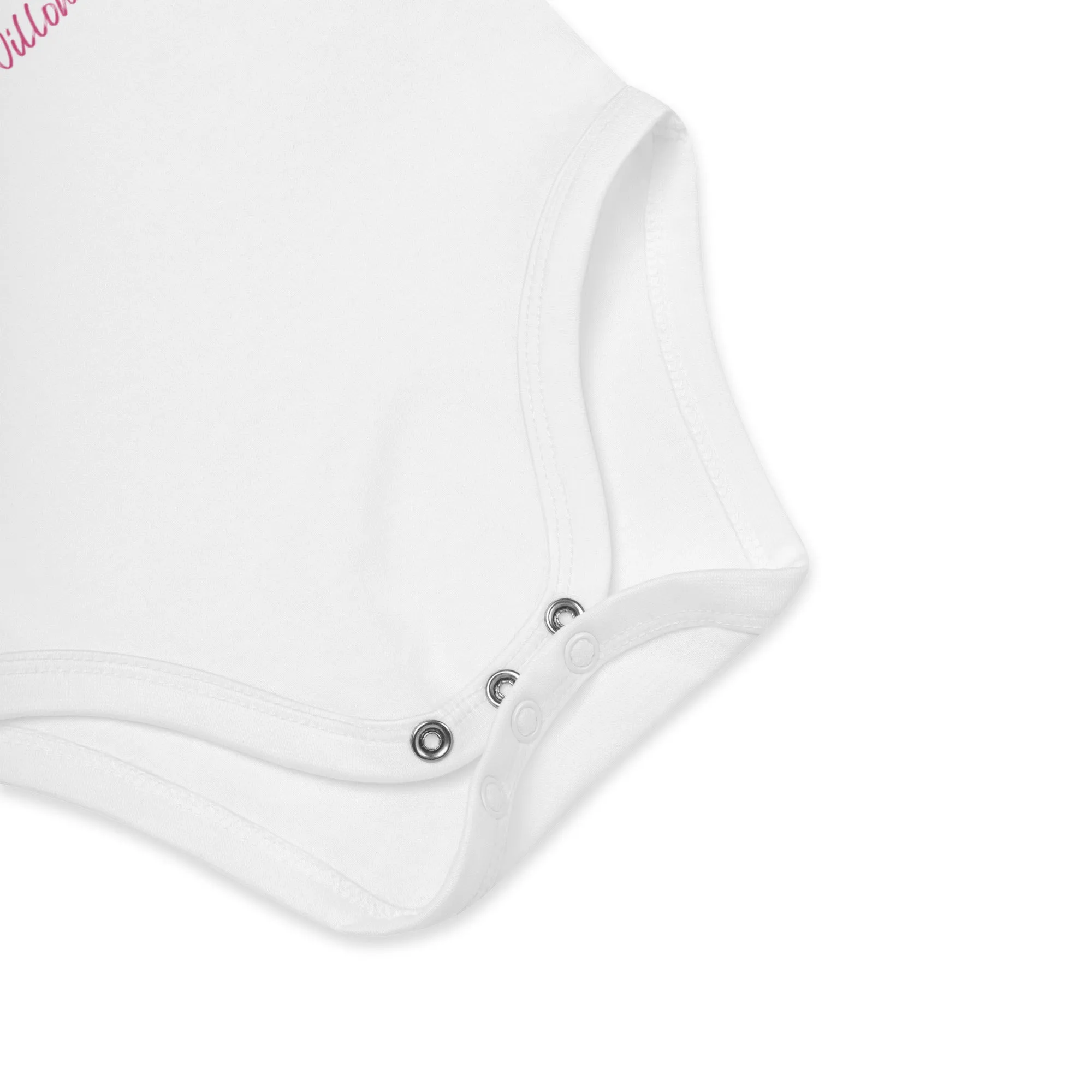 Organic cotton baby bodysuit, dinosaur - Fitz & Willow