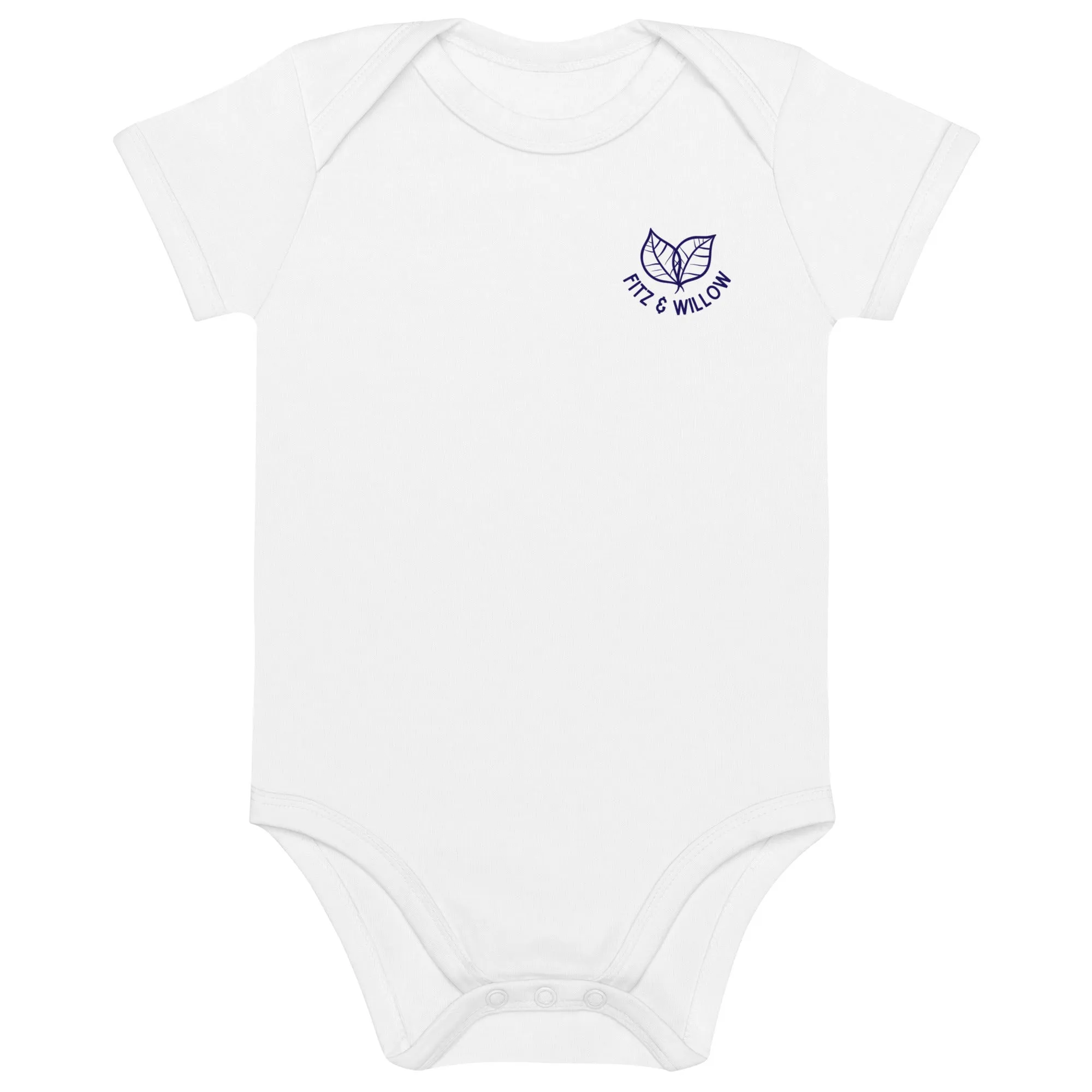 Organic cotton baby bodysuit, Fitz & Willow