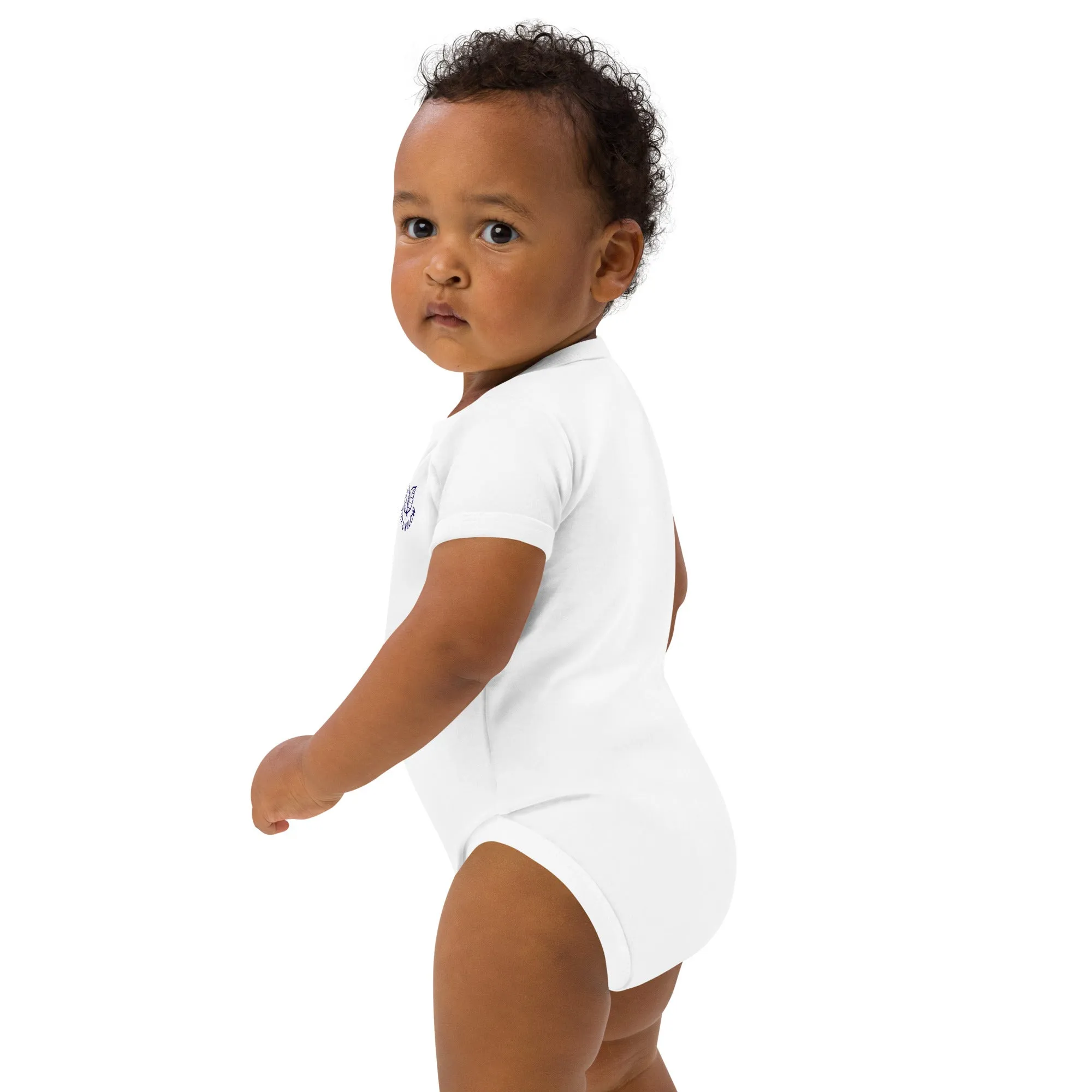 Organic cotton baby bodysuit, Fitz & Willow