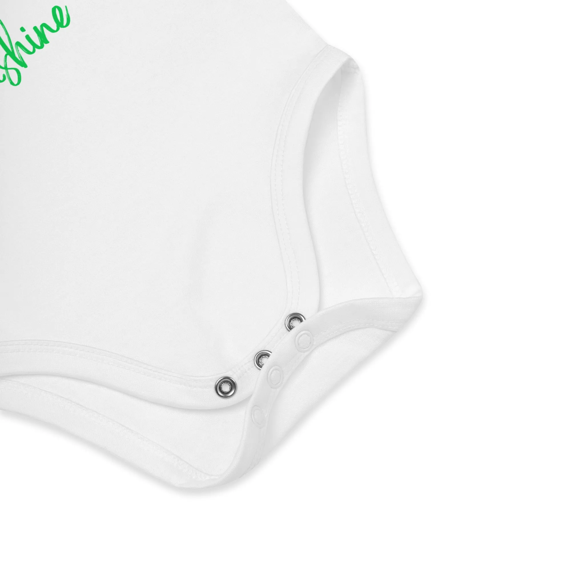 Organic cotton baby bodysuit, Good morning Sunshine