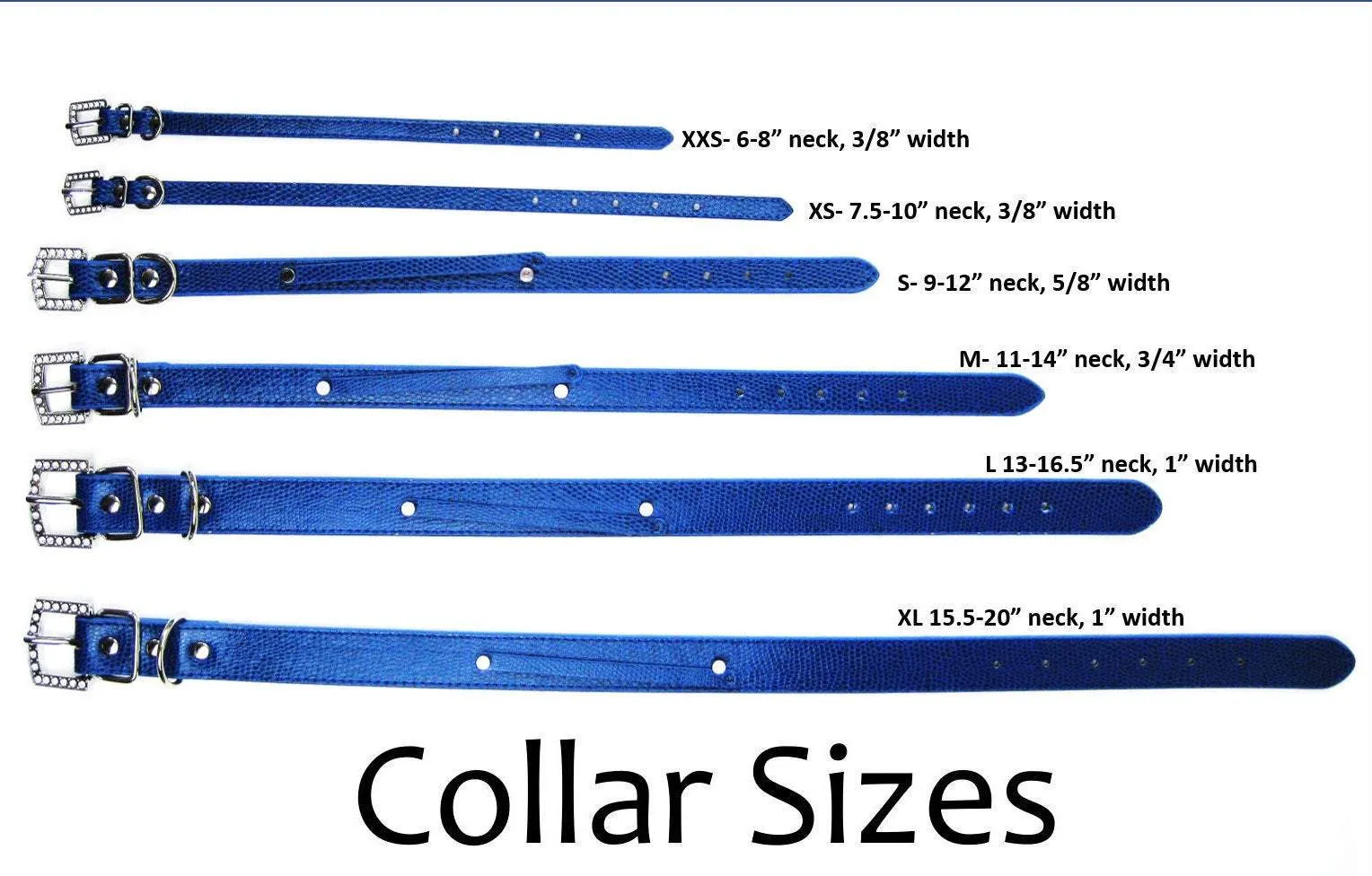 Pale Gray Pearl Croc collar (L only)