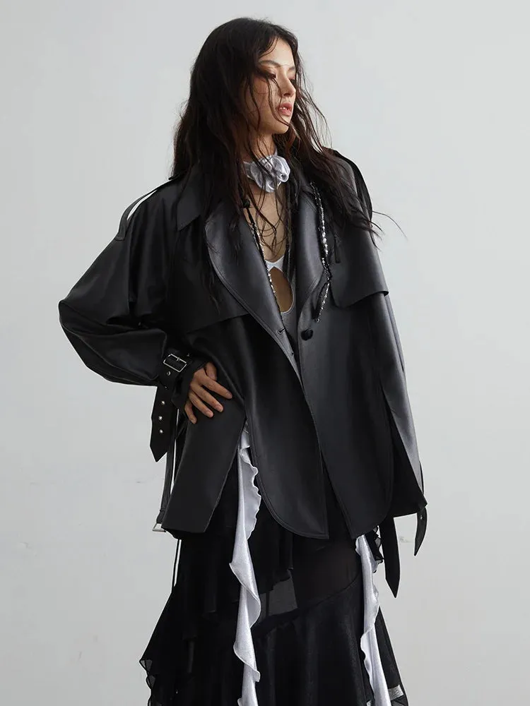 Piscada Vegan Leather Motorcycle Jacket