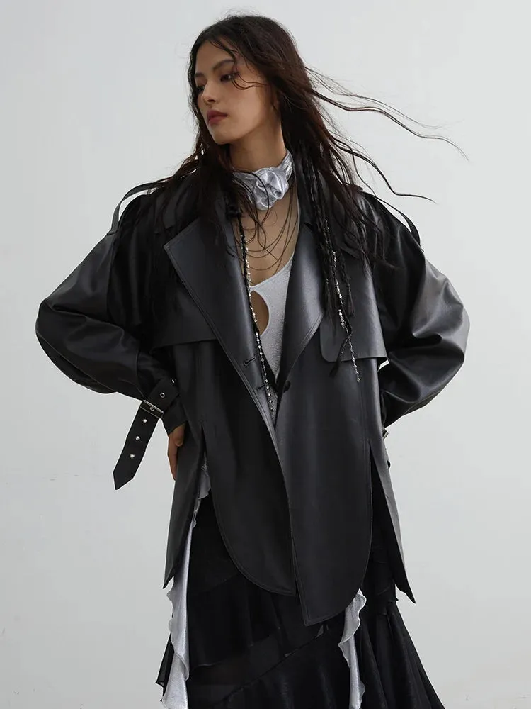 Piscada Vegan Leather Motorcycle Jacket