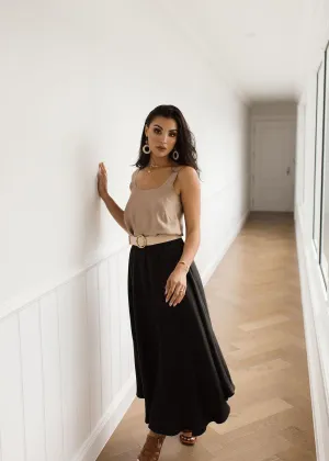 Poppy Silk Sleeveless Camisole - Bronze
