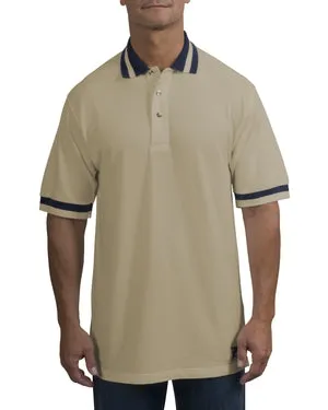 Port Authority - Pique Knit Sport Shirt with Stripe Trim. K423