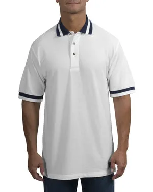Port Authority - Pique Knit Sport Shirt with Stripe Trim. K423