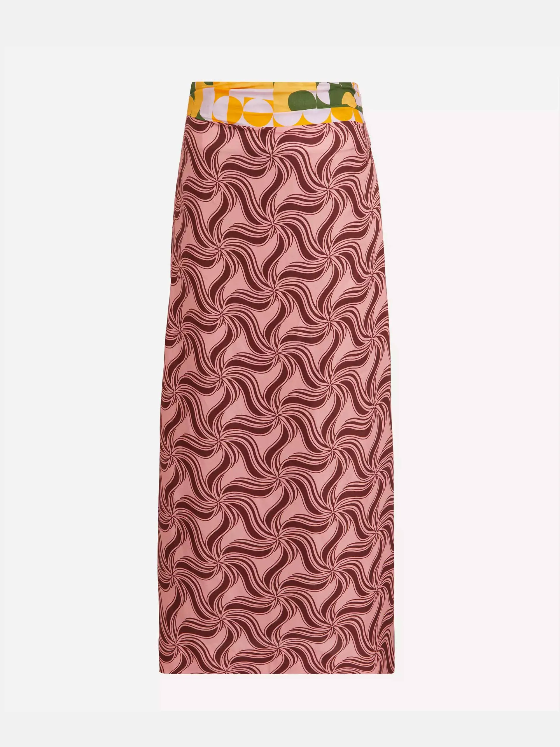 Printed maxi skirt