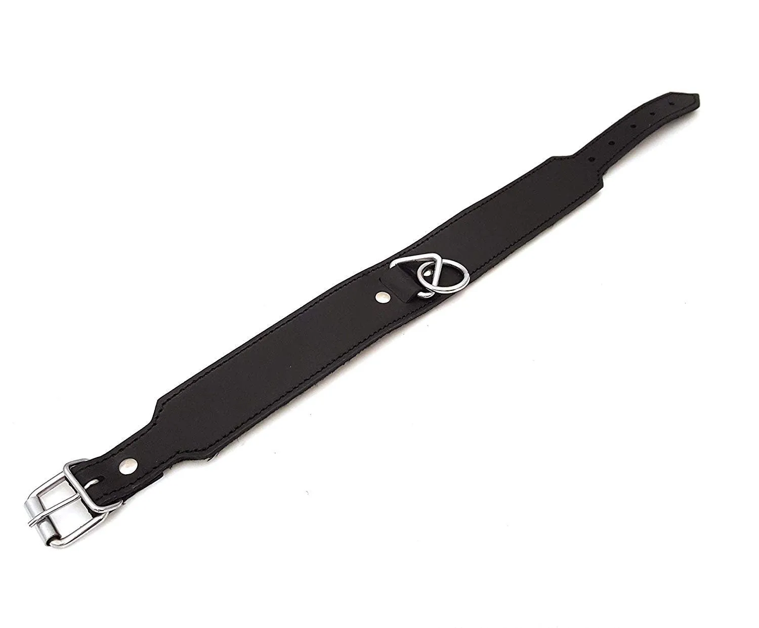Quality Strong Leather 0-Ring Neck Collar/Slave Collar/ Restraint/Neck Restraint/BDSM Gear/Bondage Collar