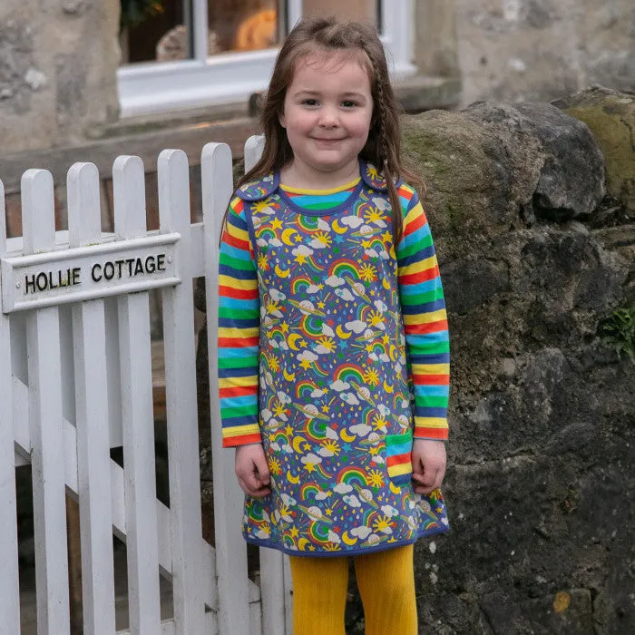 Rainbow Weather Reversible Dress - 1 Left Size 2-3 years