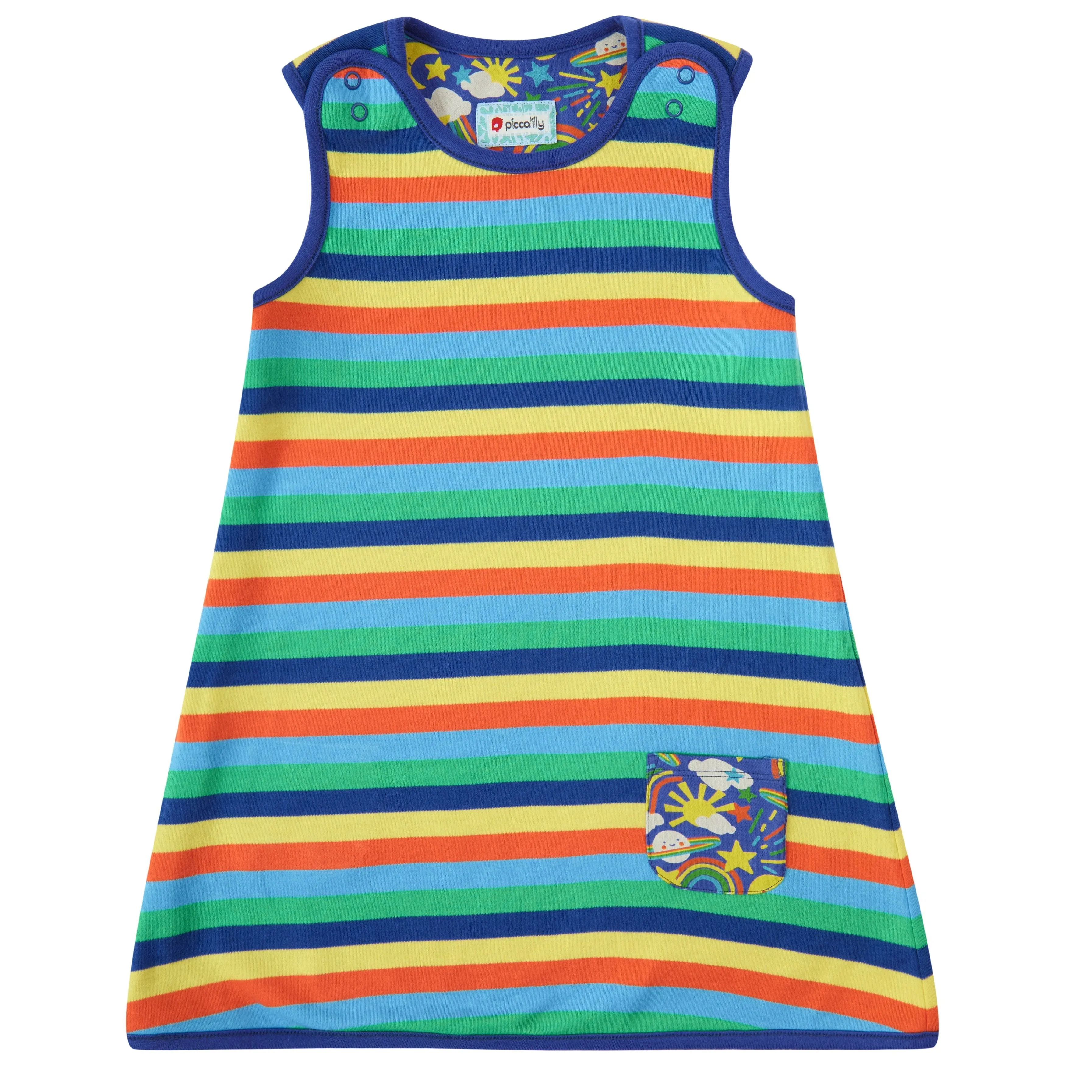 Rainbow Weather Reversible Dress - 1 Left Size 2-3 years