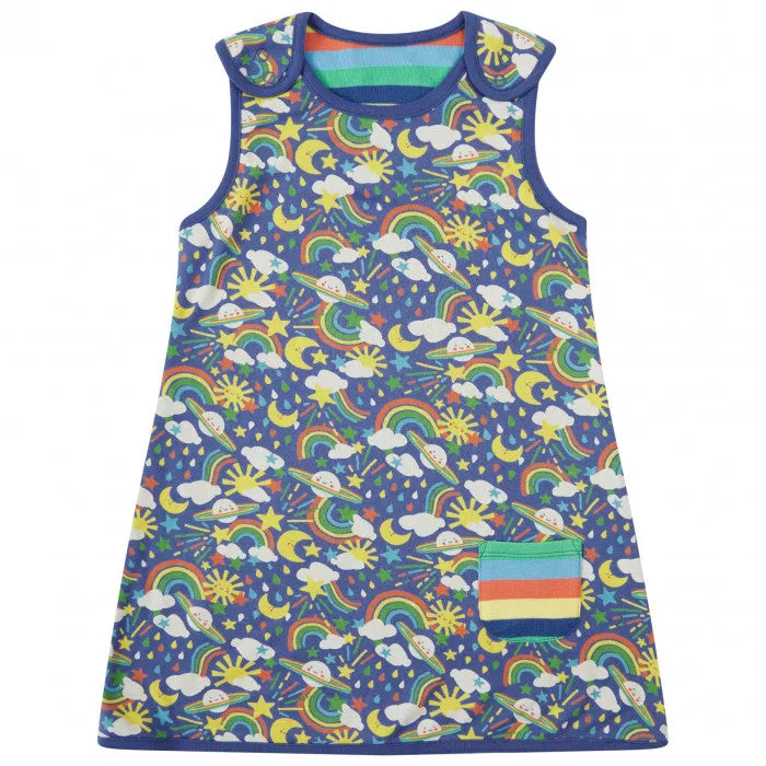 Rainbow Weather Reversible Dress - 1 Left Size 2-3 years