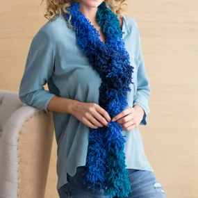 Red Heart Knit Fabulous 3-Stitch Scarf