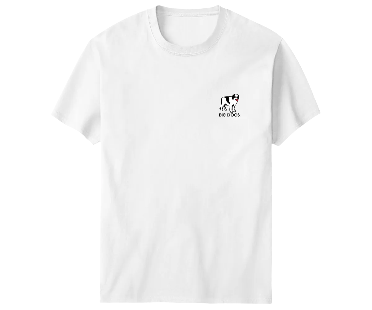 Relaxation Badge Denim T-shirt